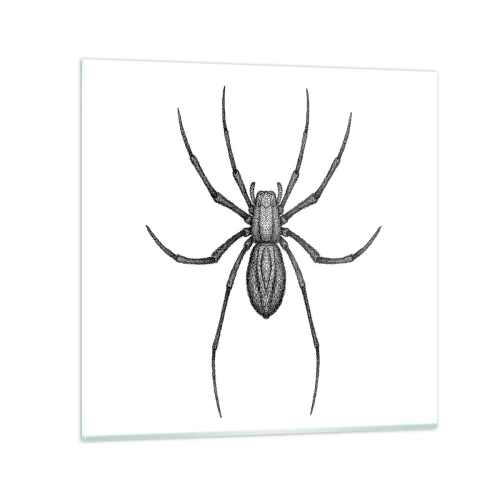 Obraz na skle - Znepokojivá presnosť - 60x60 cm