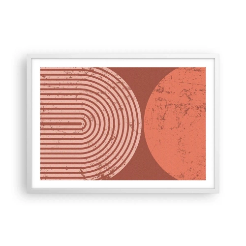 Plagát v bielom ráme - Blízky vzťah - 70x50 cm