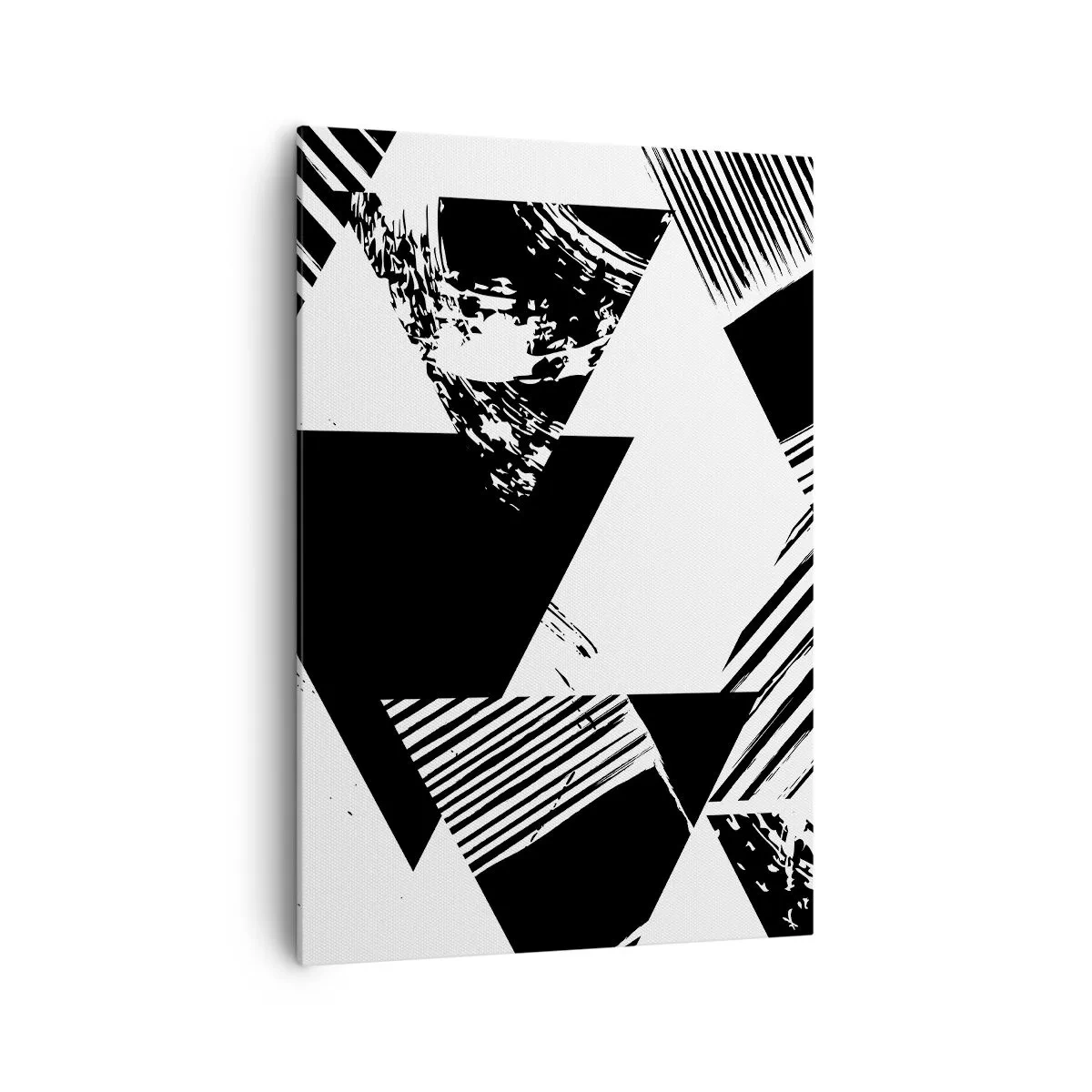 Obraz na plátne - Dážď trojuholníkov - 70x100 cm