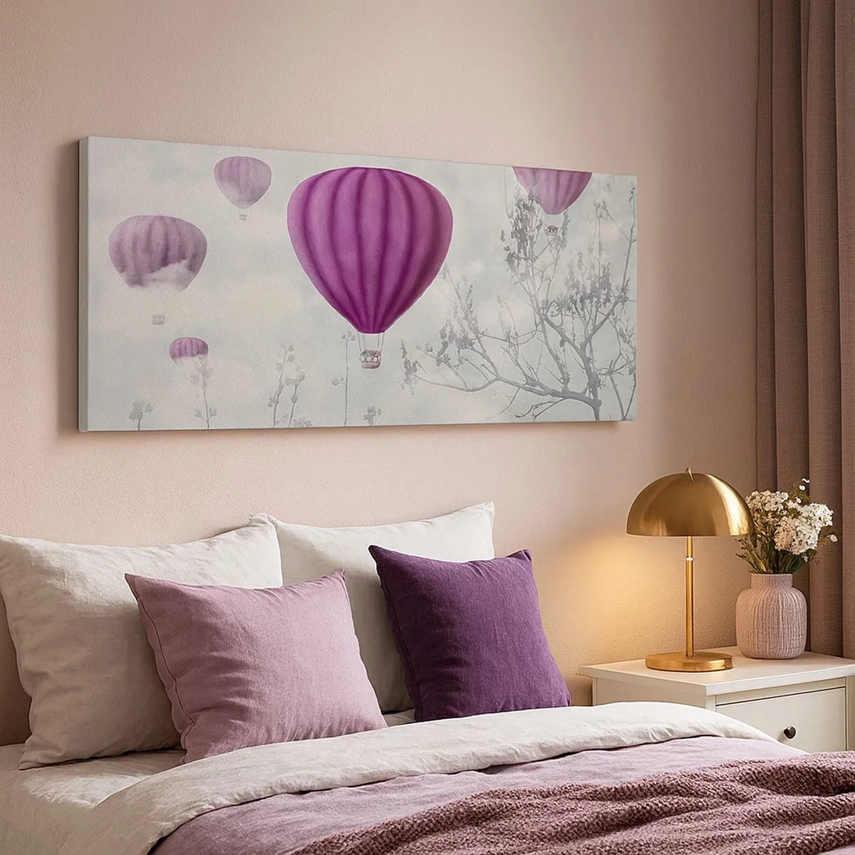 Obraz na plátne - Ako lode na oblohe - 100x40 cm