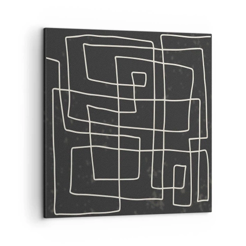 Obraz na plátne - Nie je to tak jednoduché - 50x50 cm