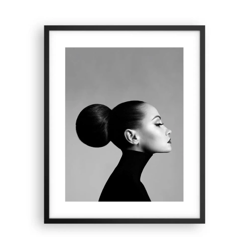 Plagát v čiernom ráme - Moderná Nefertiti - 40x50 cm