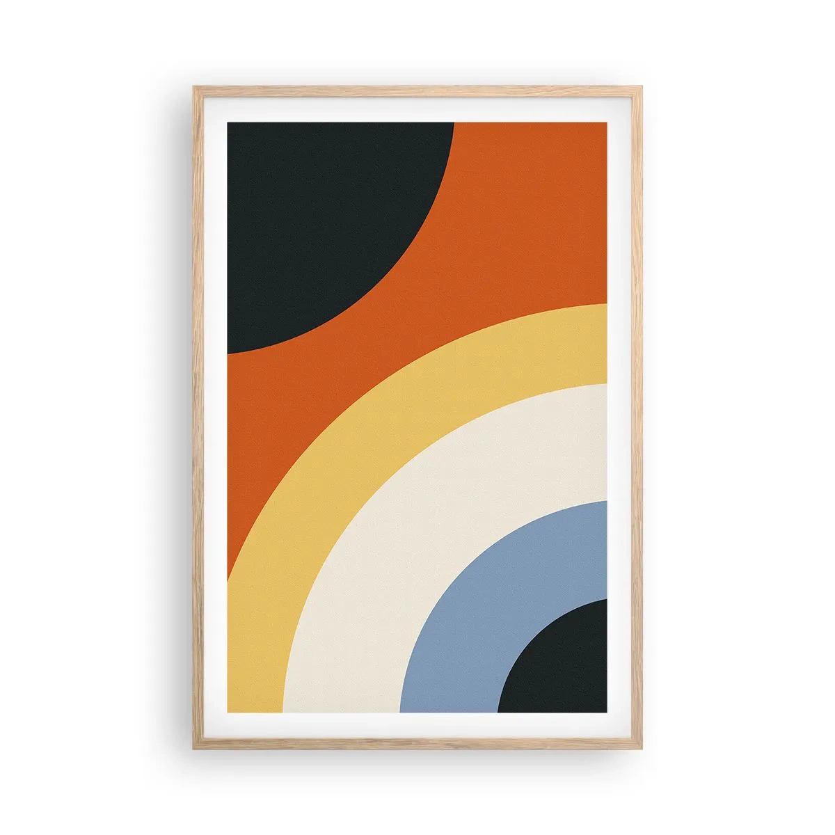 Plagát v ráme zo svetlého duba - K sebe samému - 61x91 cm