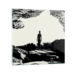 Obraz na skle - Nový pohľad - 60x60 cm