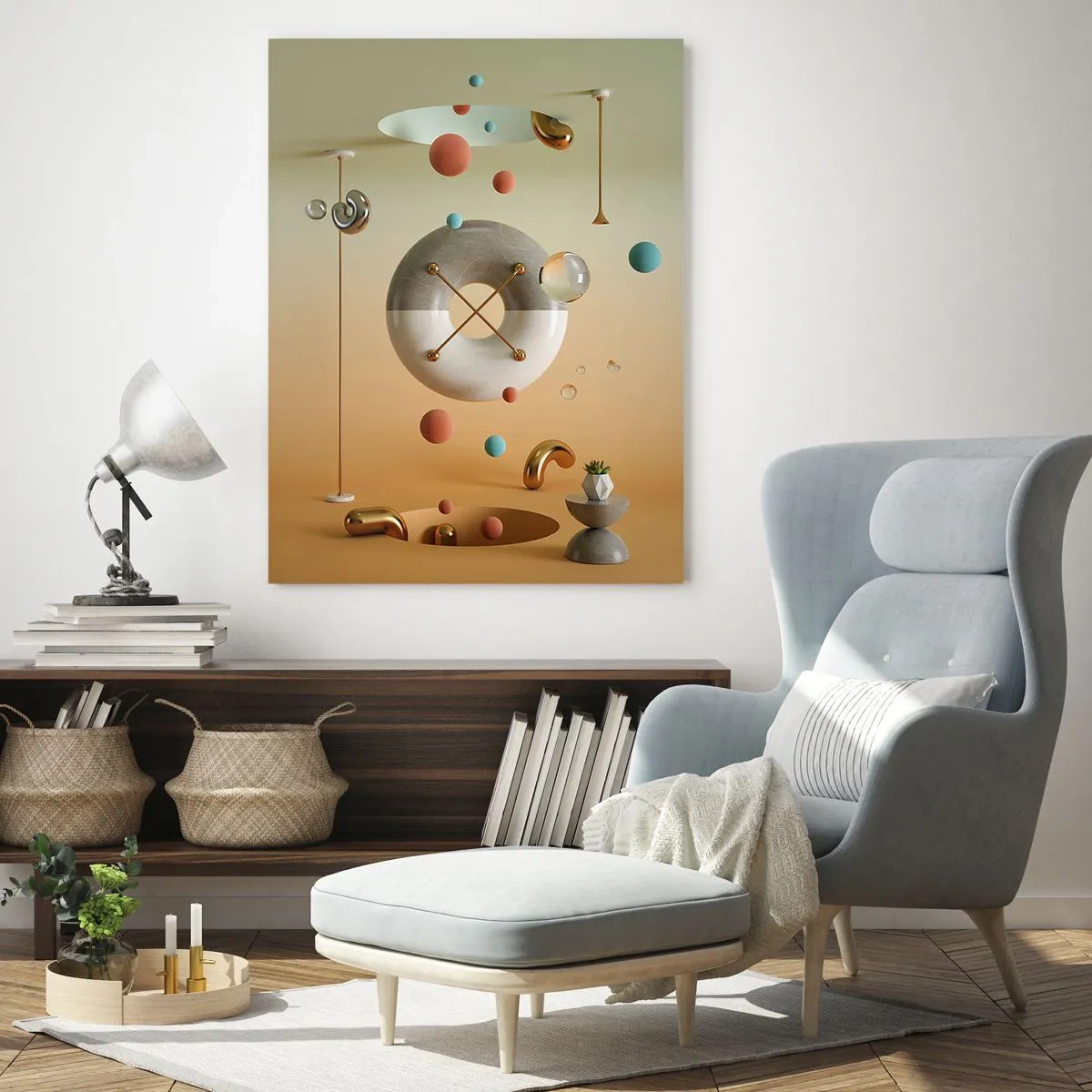 Obraz na skle - Všetko je možné - 50x70 cm