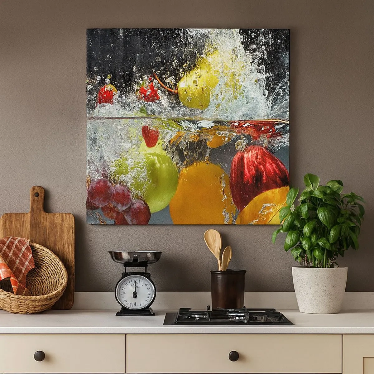 Obraz na plátne - Ovocné osvieženie - 30x30 cm
