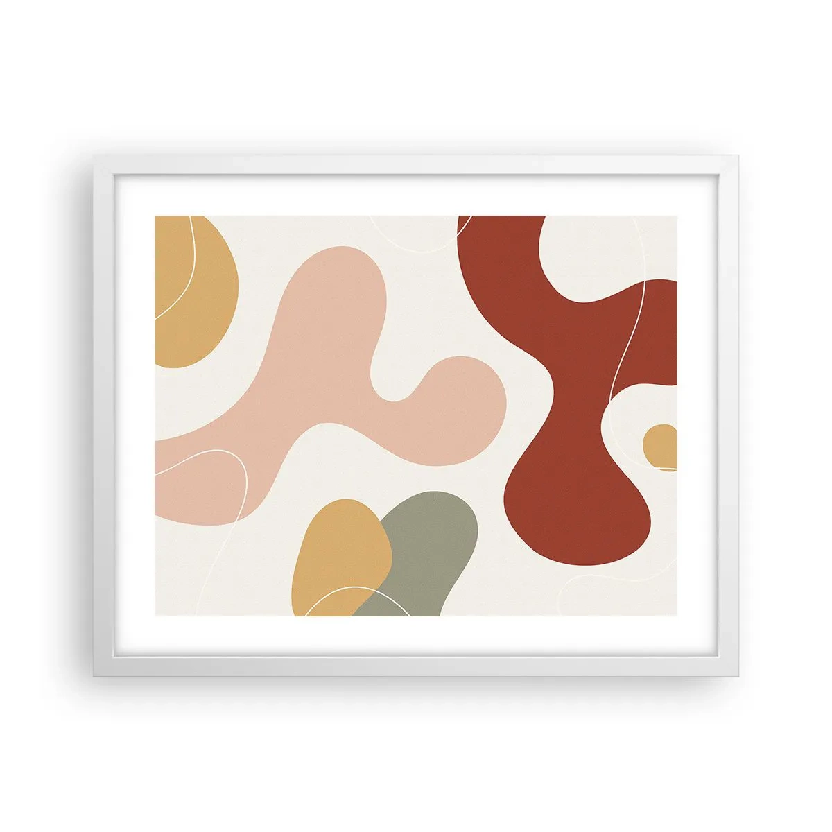 Plagát v bielom ráme - Klikiháky - 50x40 cm