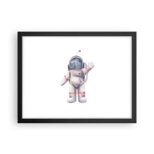 Plagát v čiernom ráme - Tak zatiaľ! - 40x30 cm