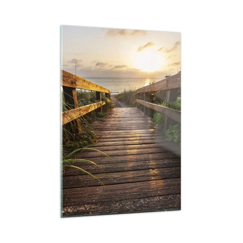 Obraz na skle - A priamo k brehu - 50x70 cm