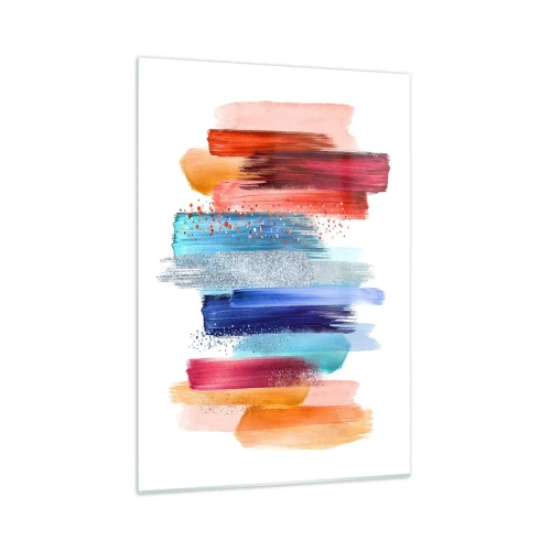 Obraz na skle - Hore a dole - 50x70 cm