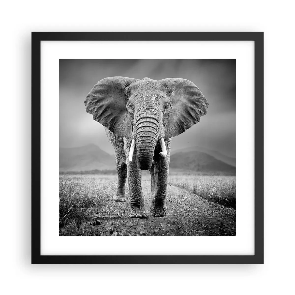 Plagát v čiernom ráme - Hostiteľ víta - 40x40 cm