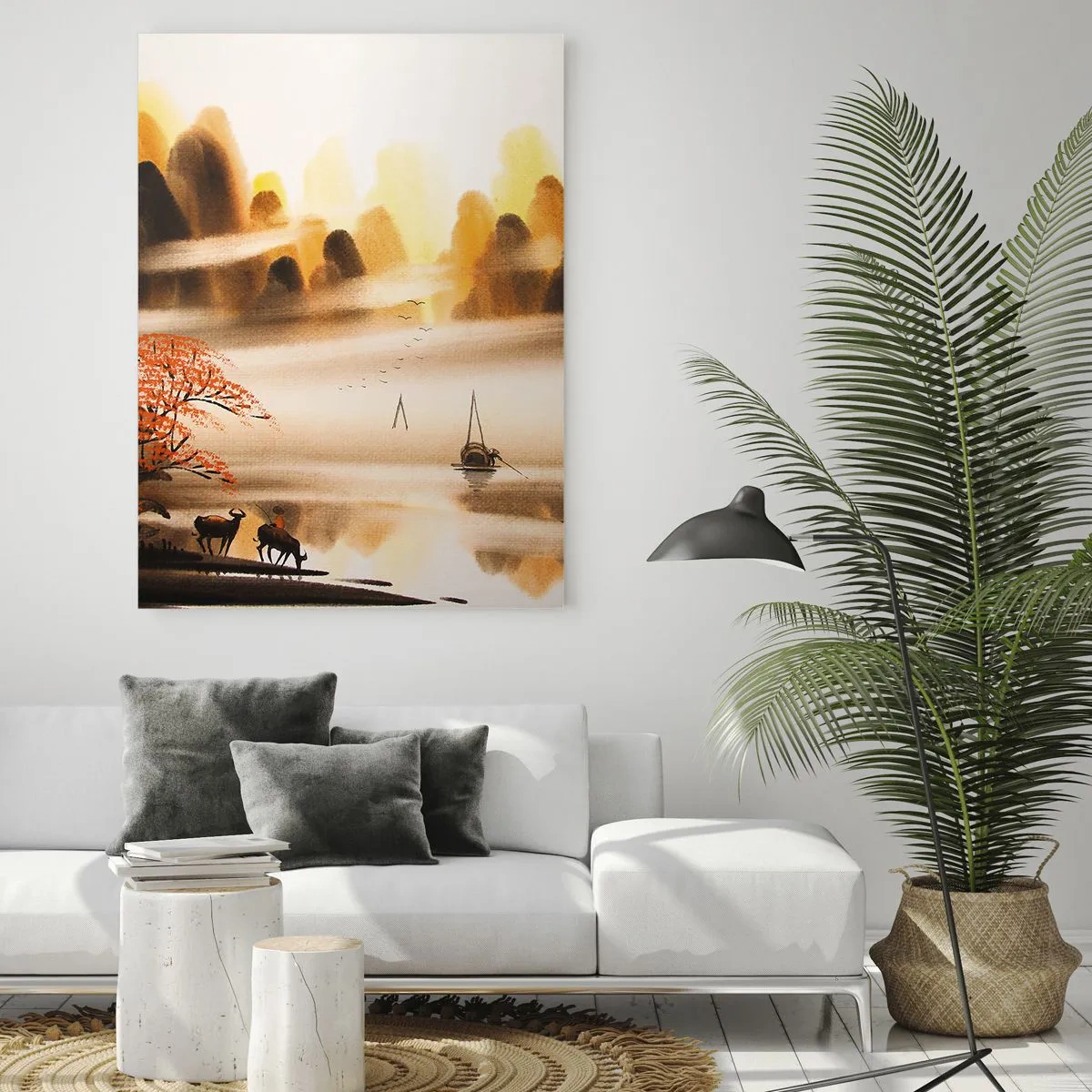Obraz na skle - Ďalej ako na Ďalekom východe - 50x70 cm