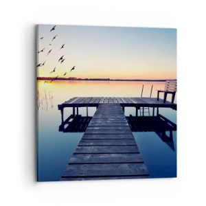 Obraz na plátne - To bol dobrý deň - 70x70 cm