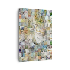 Obraz na plátne - Geometrické preskupenie - 70x100 cm