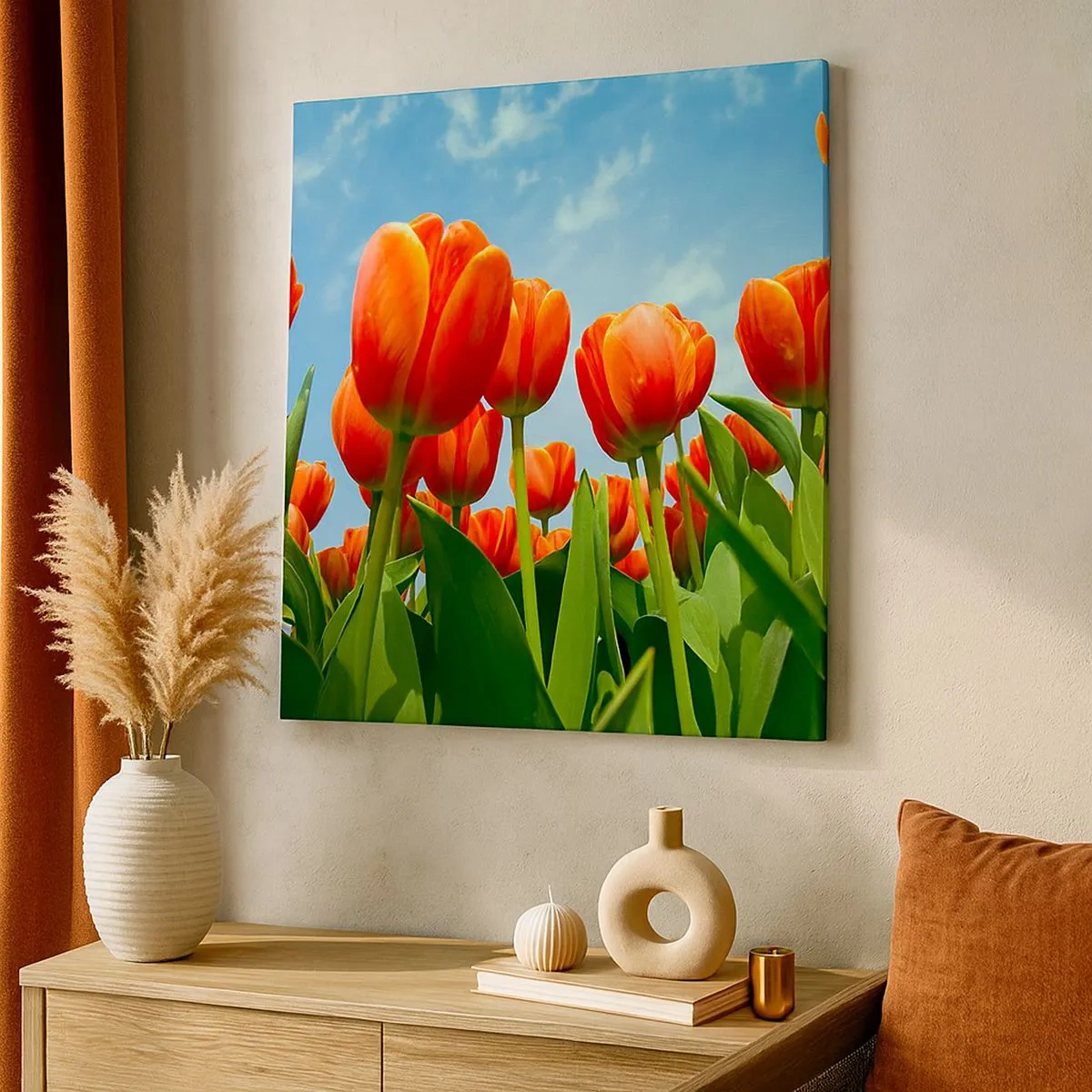 Obraz na plátne - Okrem blankytného neba nič v živote nepotrebujú - 30x30 cm