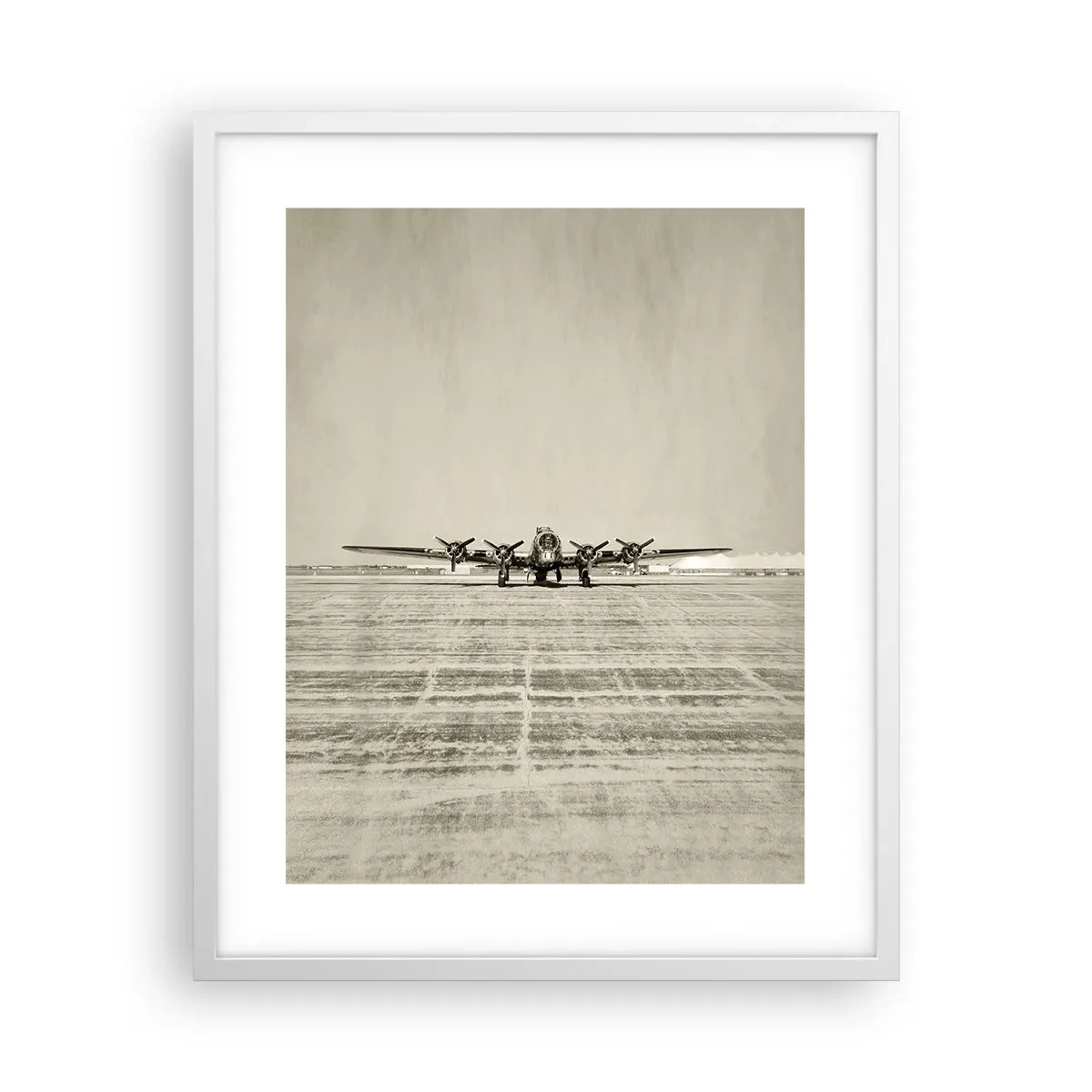 Plagát v bielom ráme - Ako vždy pripravený - 40x50 cm