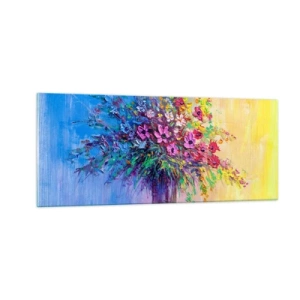 Obraz na skle - Dar letnej lúky - 100x40 cm