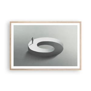 Plagát v ráme zo svetlého duba - To pochopíš - 91x61 cm