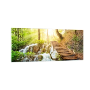 Obraz na skle - Vytúžený chlad - 100x40 cm