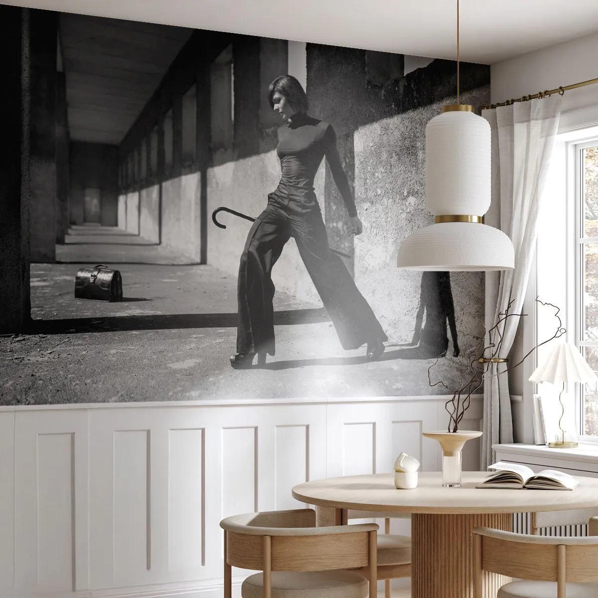 Fototapeta Standard Eco - Mestská elegancia - Žena, Móda, Model - 400x280 cm