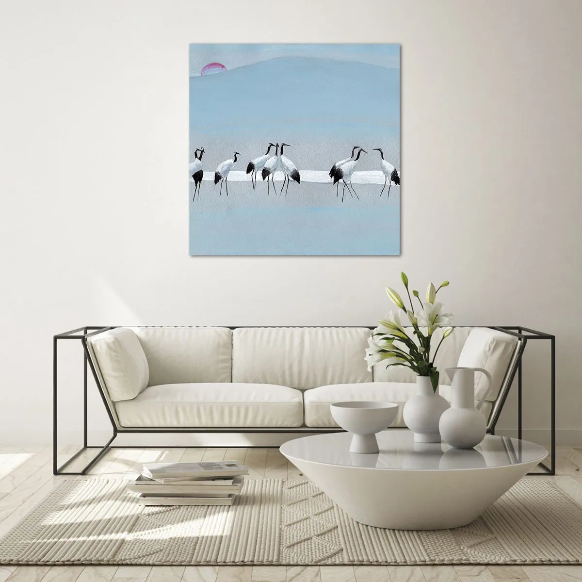 Obraz na skle - Po horúcom dni - 30x30 cm