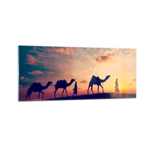 Obraz na skle - Tajomný duch orientu - 100x40 cm