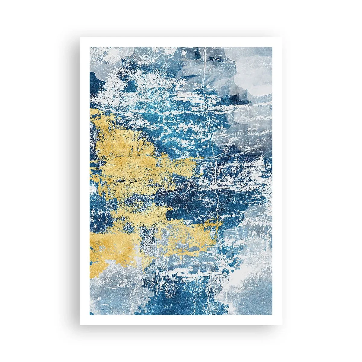 Plagát - Abstrakcia s dobrou náladou - 70x100 cm