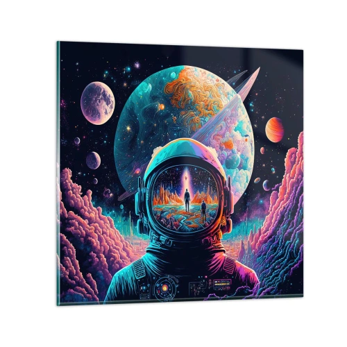 Obraz na skle - Filozofom sa to ani nesnívalo - 60x60 cm