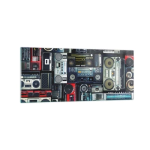 Obraz na skle - Túžba po 80. rokoch - 120x50 cm