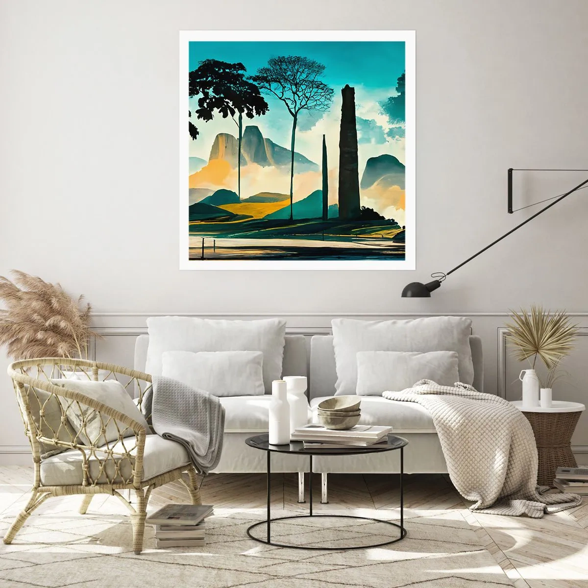Plagát - Vyššie a vyššie - 60x60 cm