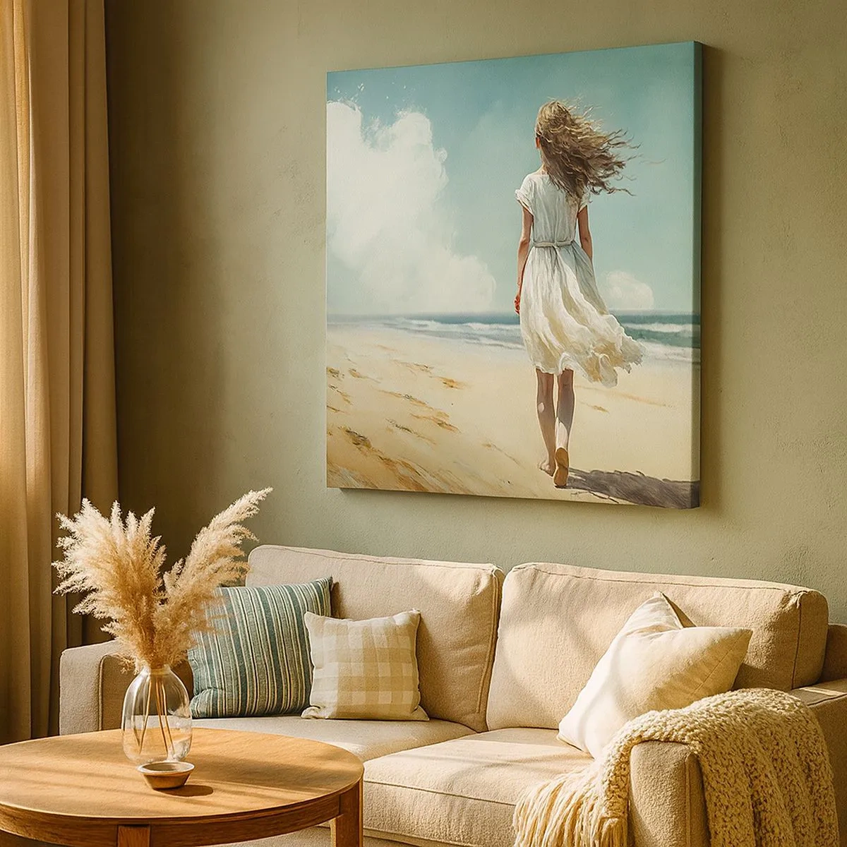 Obraz na plátne - Smerom ku slnku a vetru - 30x30 cm