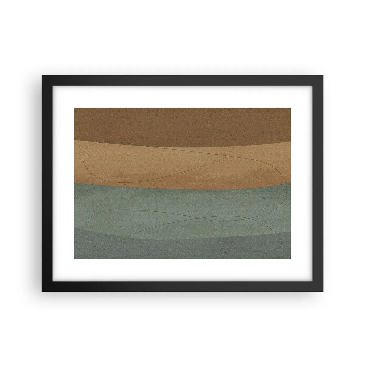 Plagát v čiernom ráme - Horizontálna kompozícia - 40x30 cm