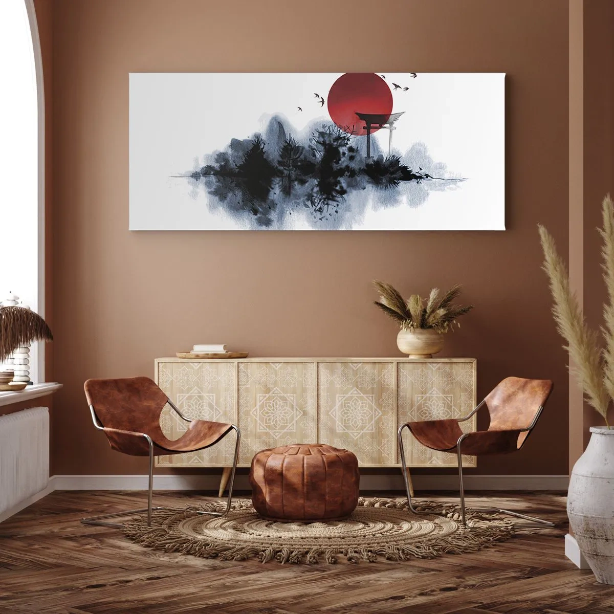 Obraz na plátne - Japonský pohľad - 100x40 cm