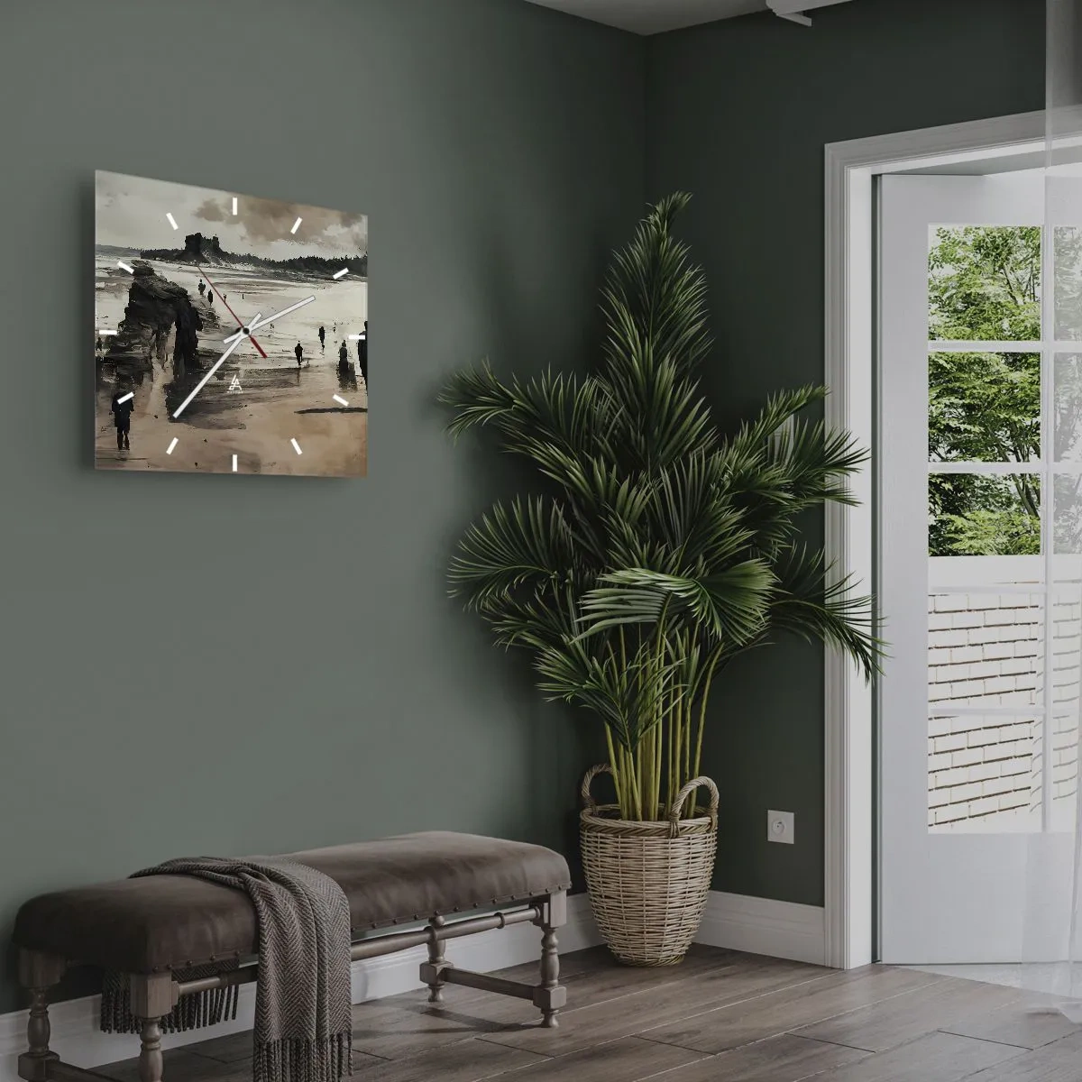 Nástenné hodiny - Vyvolaní - 40x40 cm