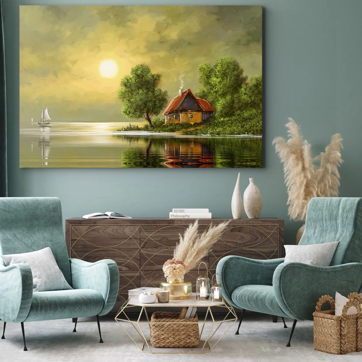 Obraz na plátne - Krásne, ako z obrázku - 120x80 cm