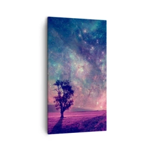 Obraz na plátne - Pod magickou oblohou - 45x80 cm