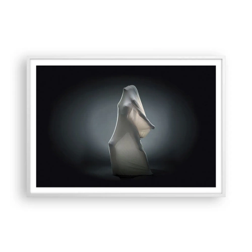 Plagát v bielom ráme - Skryté túžby - 100x70 cm