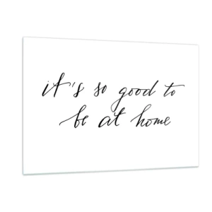 Obraz na skle - Celá pravda - 120x80 cm