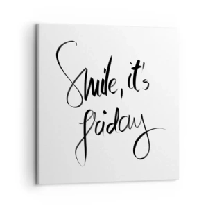 Obraz na plátne - Naozajstná radosť - 60x60 cm