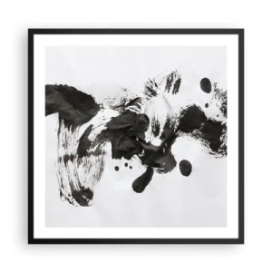 Plagát v čiernom ráme - Metóda v šialenstve? - 60x60 cm