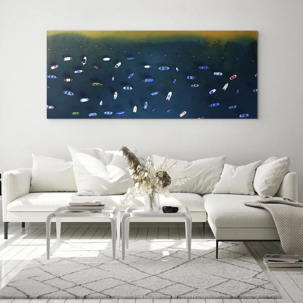 Obraz na skle - Prázdninová hra - 100x40 cm