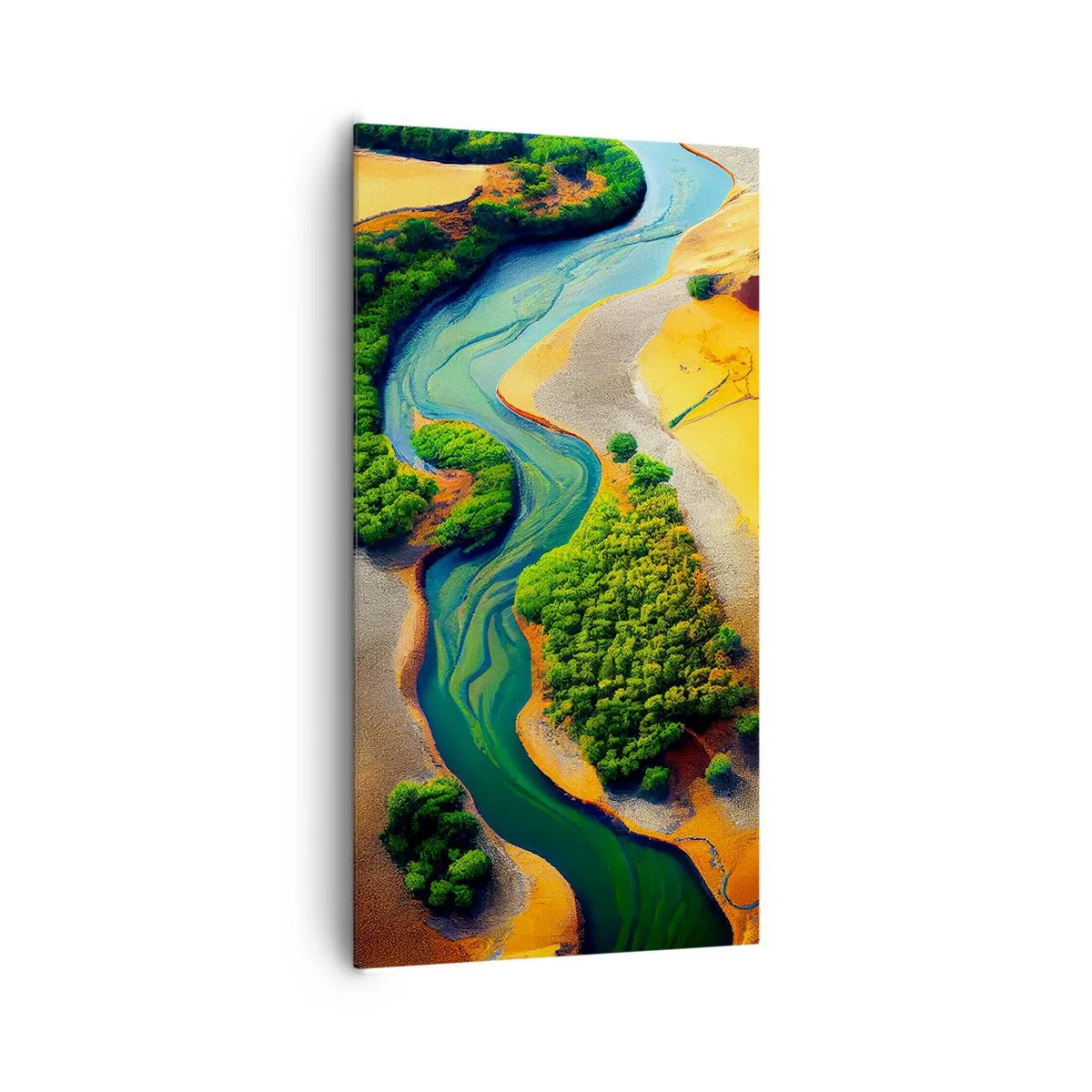 Obraz na plátne - Životodarná rieka - 65x120 cm