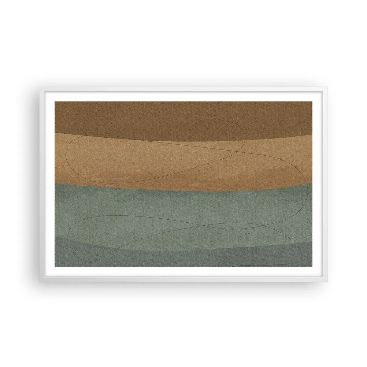 Plagát v bielom ráme - Horizontálna kompozícia - 91x61 cm