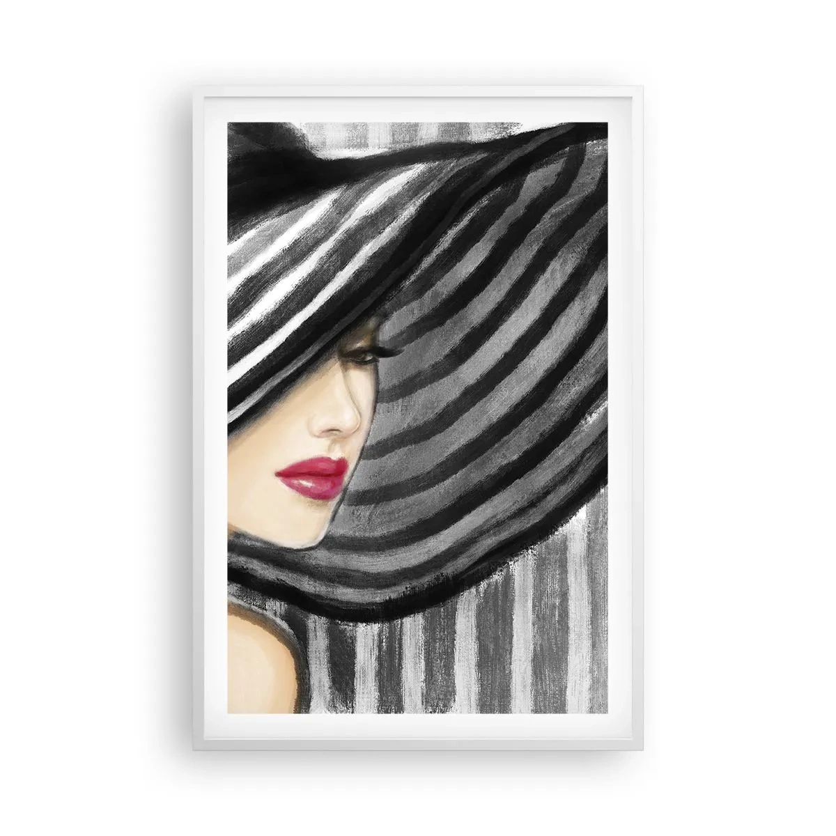 Plagát v bielom ráme - Kde ťa hľadať? - 61x91 cm