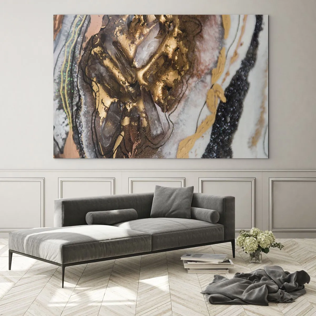 Obraz na skle - Prvok krajiny - 120x80 cm