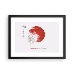 Plagát v čiernom ráme - Poznáte túto krajinu? - 40x30 cm