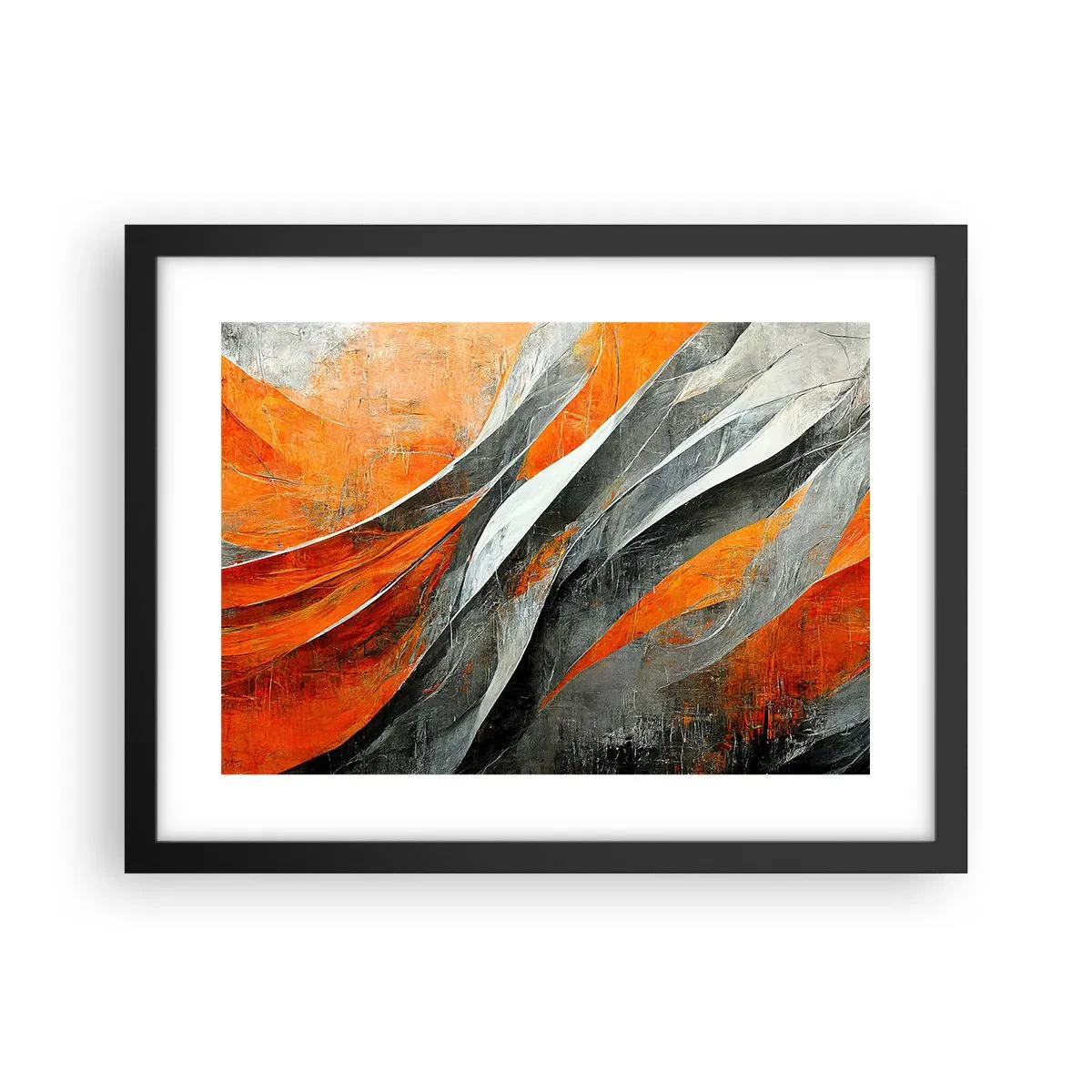 Plagát v čiernom ráme - Žiar a chlad - 40x30 cm