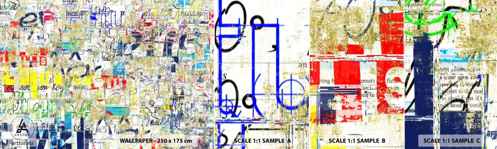 Vzorka Fototapeta Standard Eco - Proste poteší oči - Graffiti, Nástenná maľba, mládež - 100x30 cm