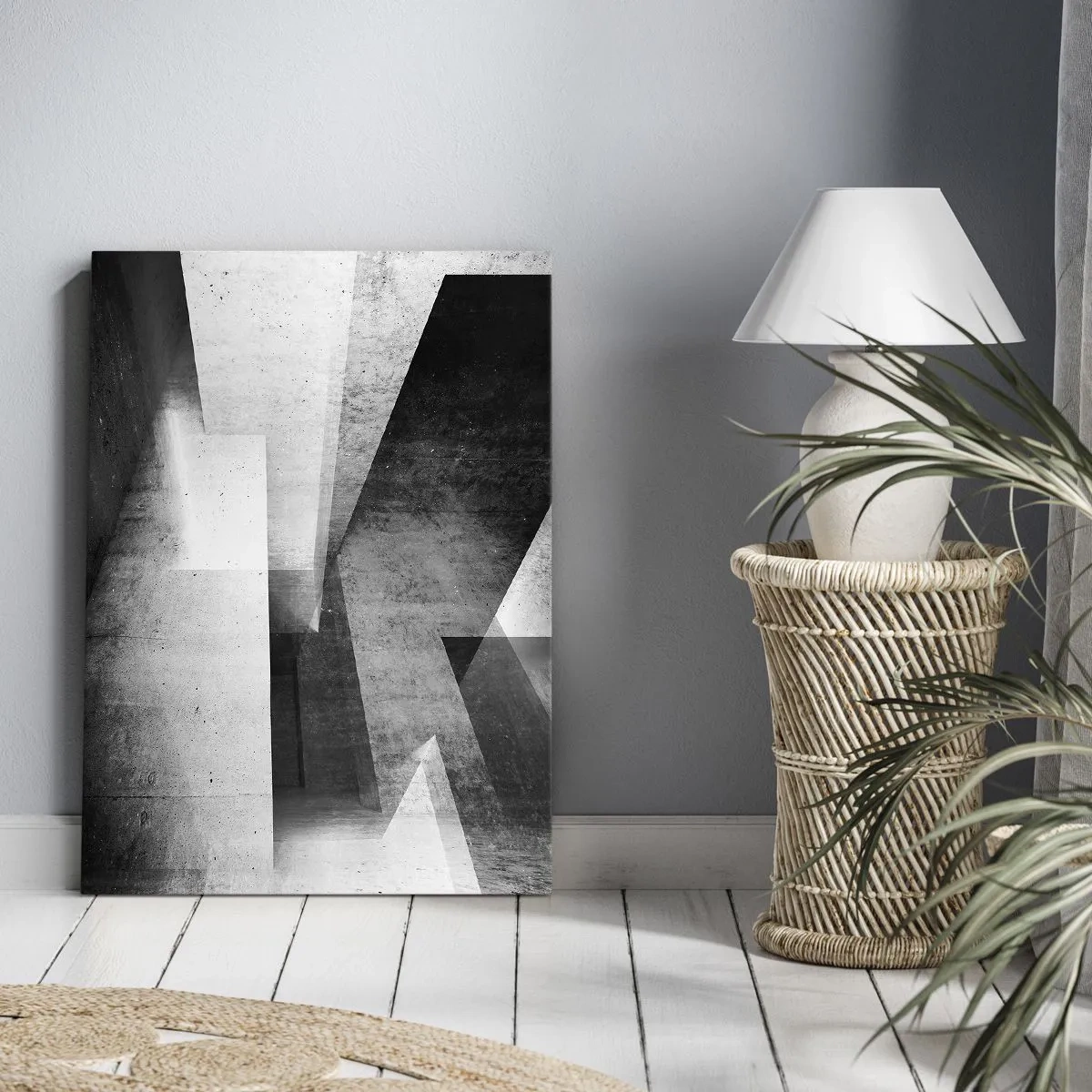Obraz na plátne - Štruktúra priestoru - 50x70 cm