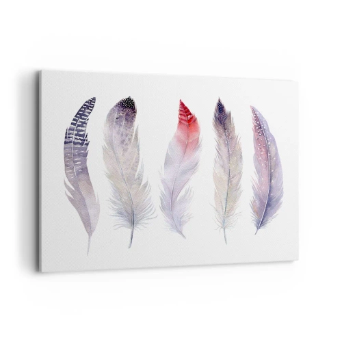 Obraz na plátne - Jemné ako rôznofarebná hmla - 100x70 cm